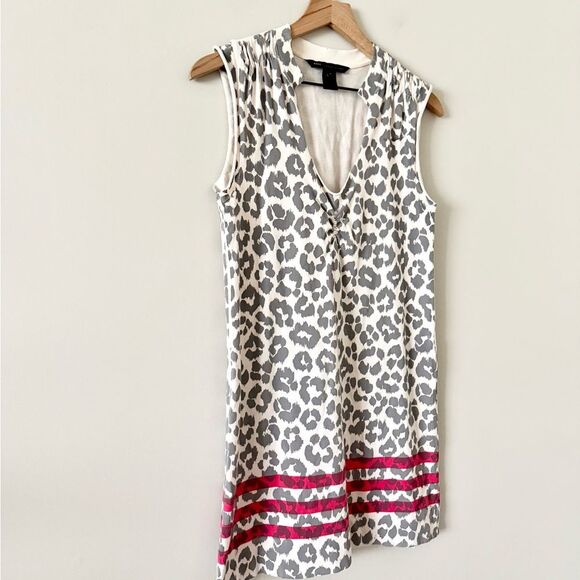 Marc By Marc Jacobs Dita The Cheetah Dress in Gray Print Size S - Picture 3 of 7